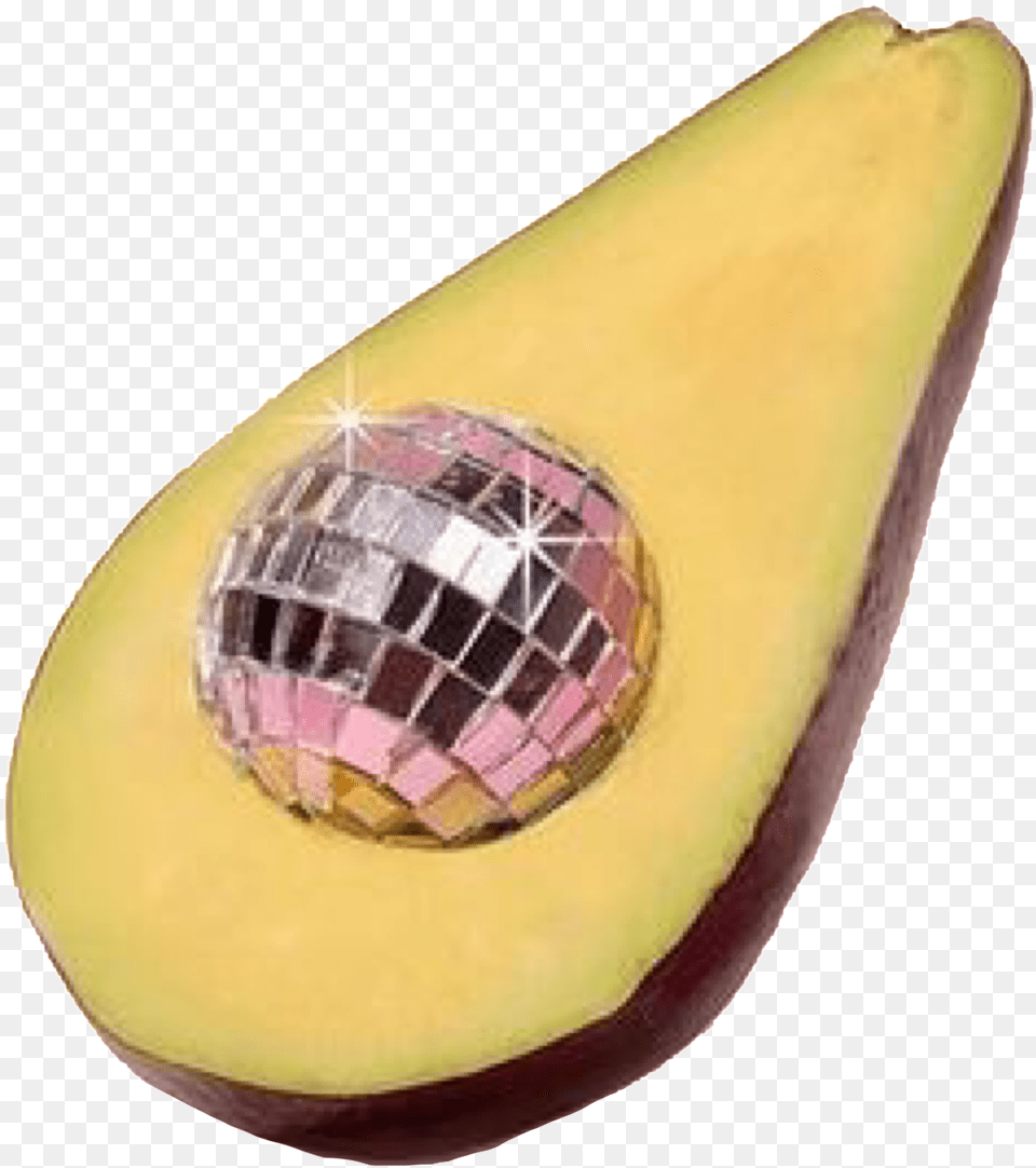 Disco Ball Aesthetic, Avocado, Food, Fruit, Plant Png Image