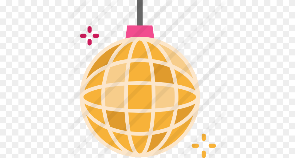 Disco Ball Birthday And Party Icons Icono Bola Discoteca, Sphere, Lighting, Astronomy, Moon Png