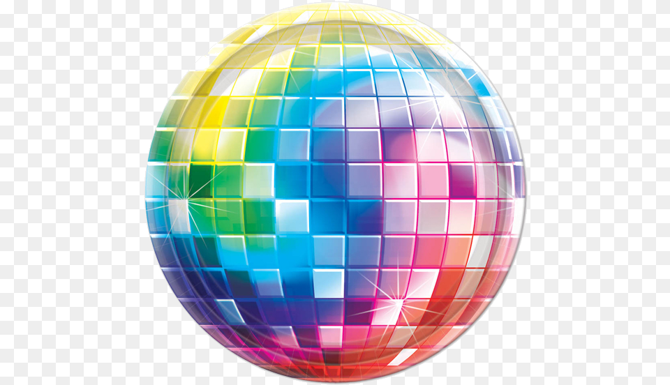 Disco Ball Clip Art Transparent Colorful Disco Ball, Sphere Free Png Download