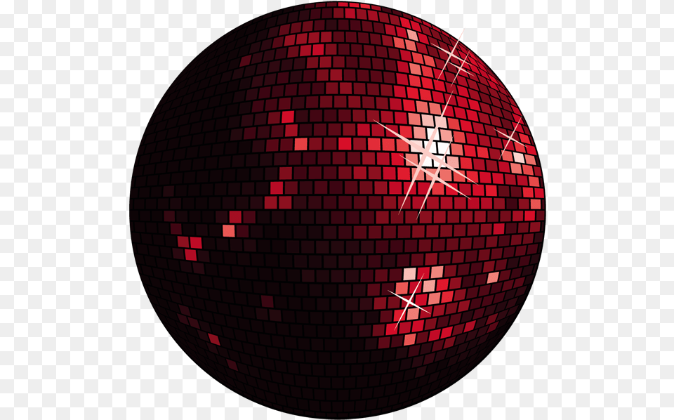 Disco Ball Download Red Disco Ball, Sphere Free Transparent Png