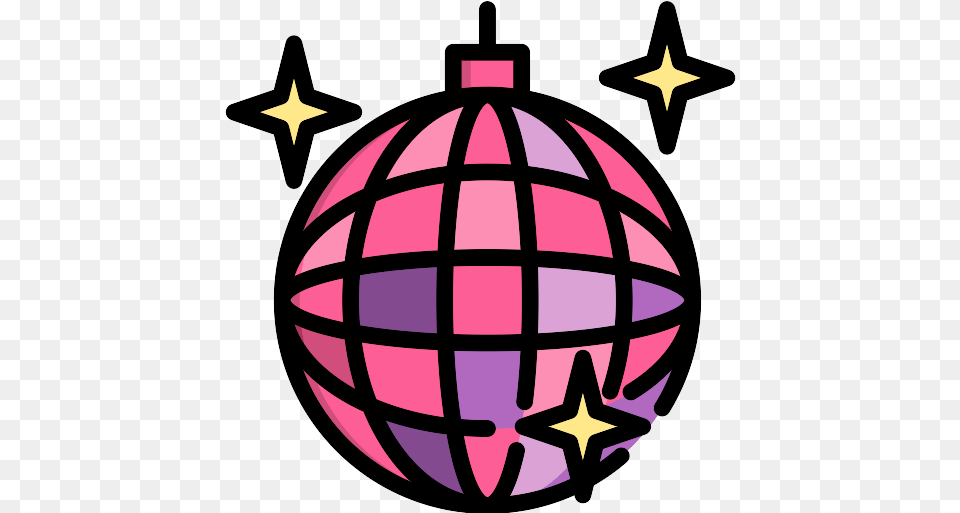 Disco Ball Icon Shape Sphere Black And White, Ammunition, Grenade, Weapon, Person Free Png