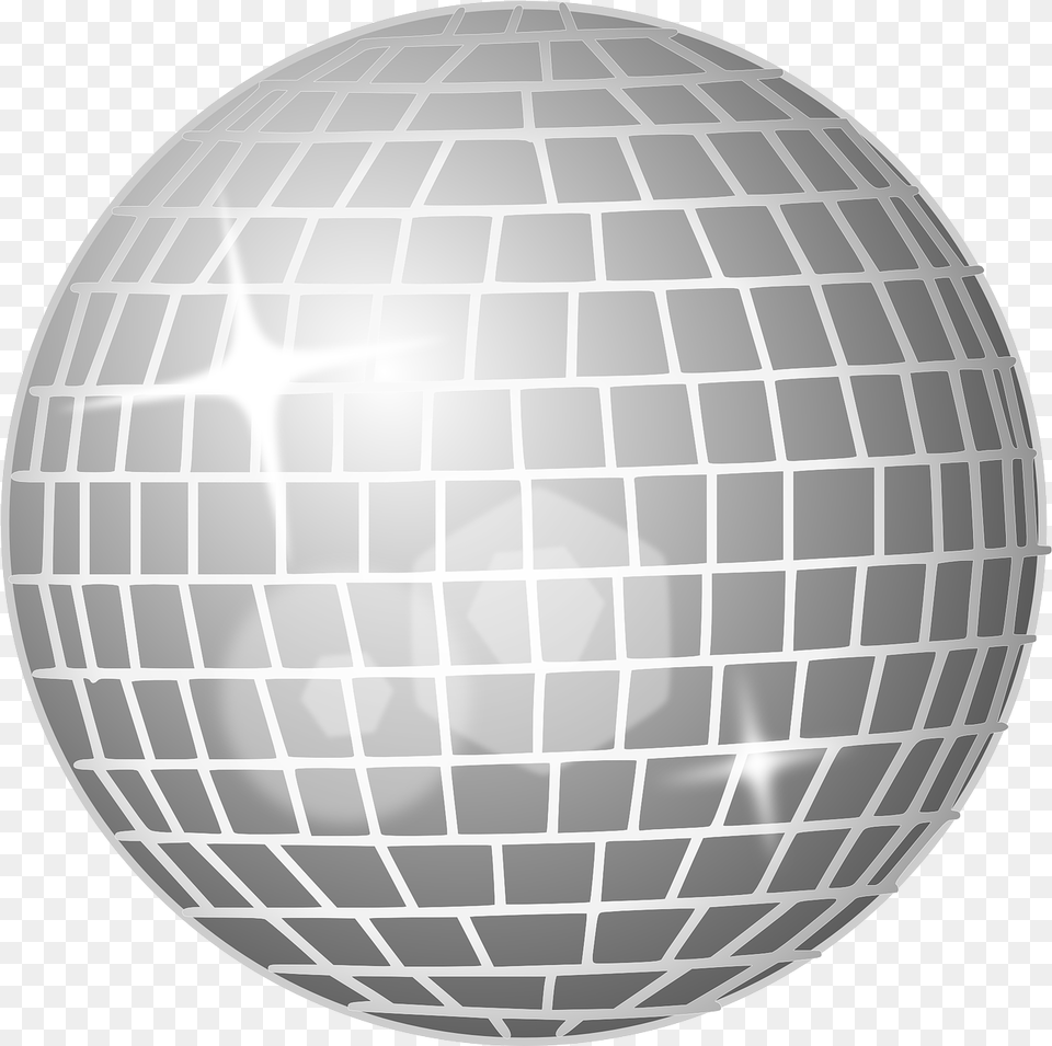 Disco Ball Mirror Glitter Transparent New Years Eve Ball, Sphere Free Png Download