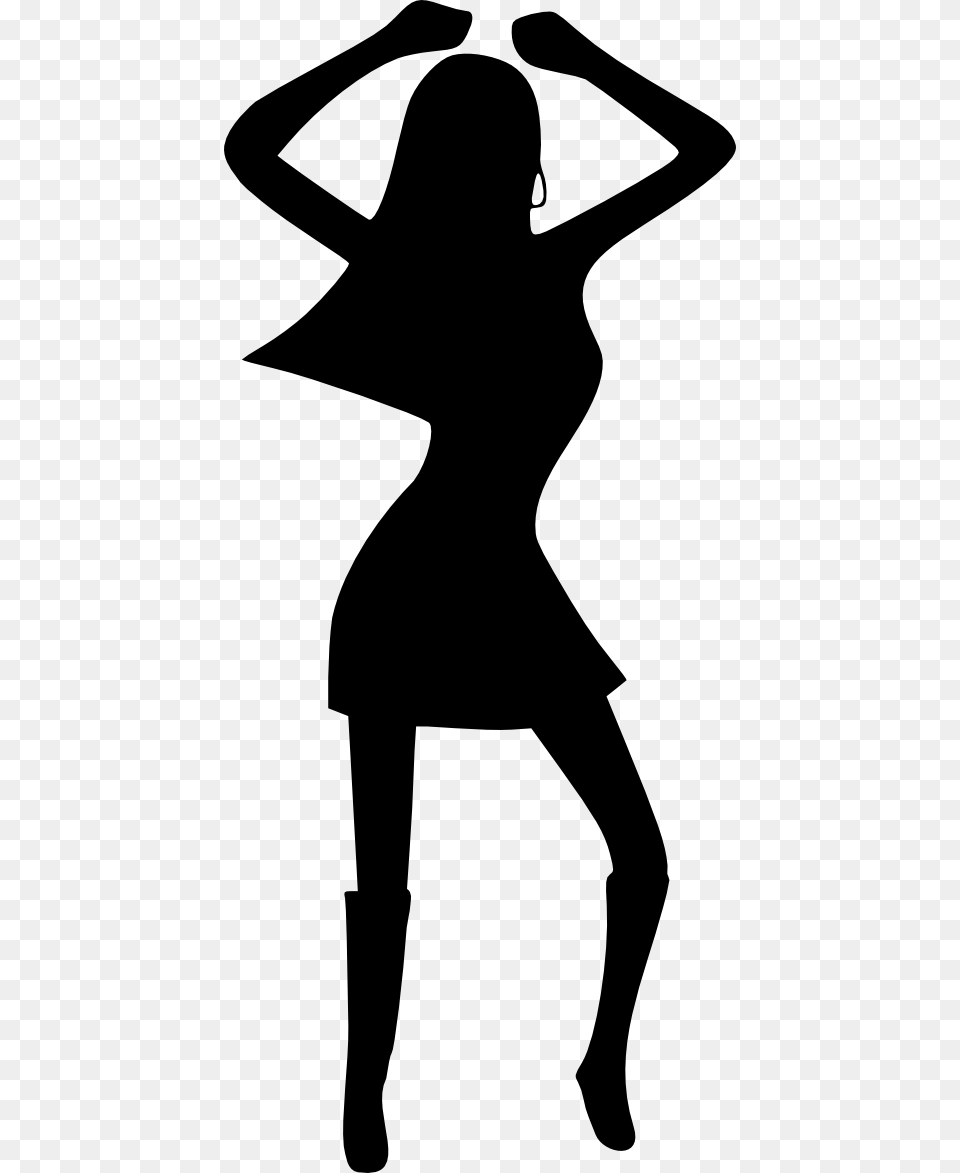 Disco Clipart Clip Art, Adult, Female, Person, Silhouette Free Png Download