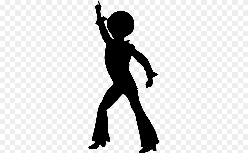 Disco Dancing Male Clip Art, Baby, Person, Silhouette, Stencil Png Image