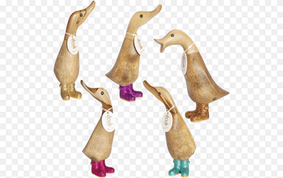 Disco Duckling With Sparkly Welly Boots Dcuk With Sparkly Wellies, Figurine, Animal, Bird Png