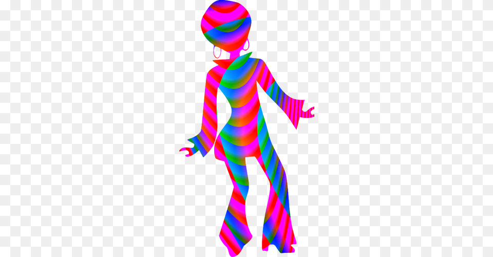 Disco Girl Silhouette, Baby, Person, Art Free Transparent Png