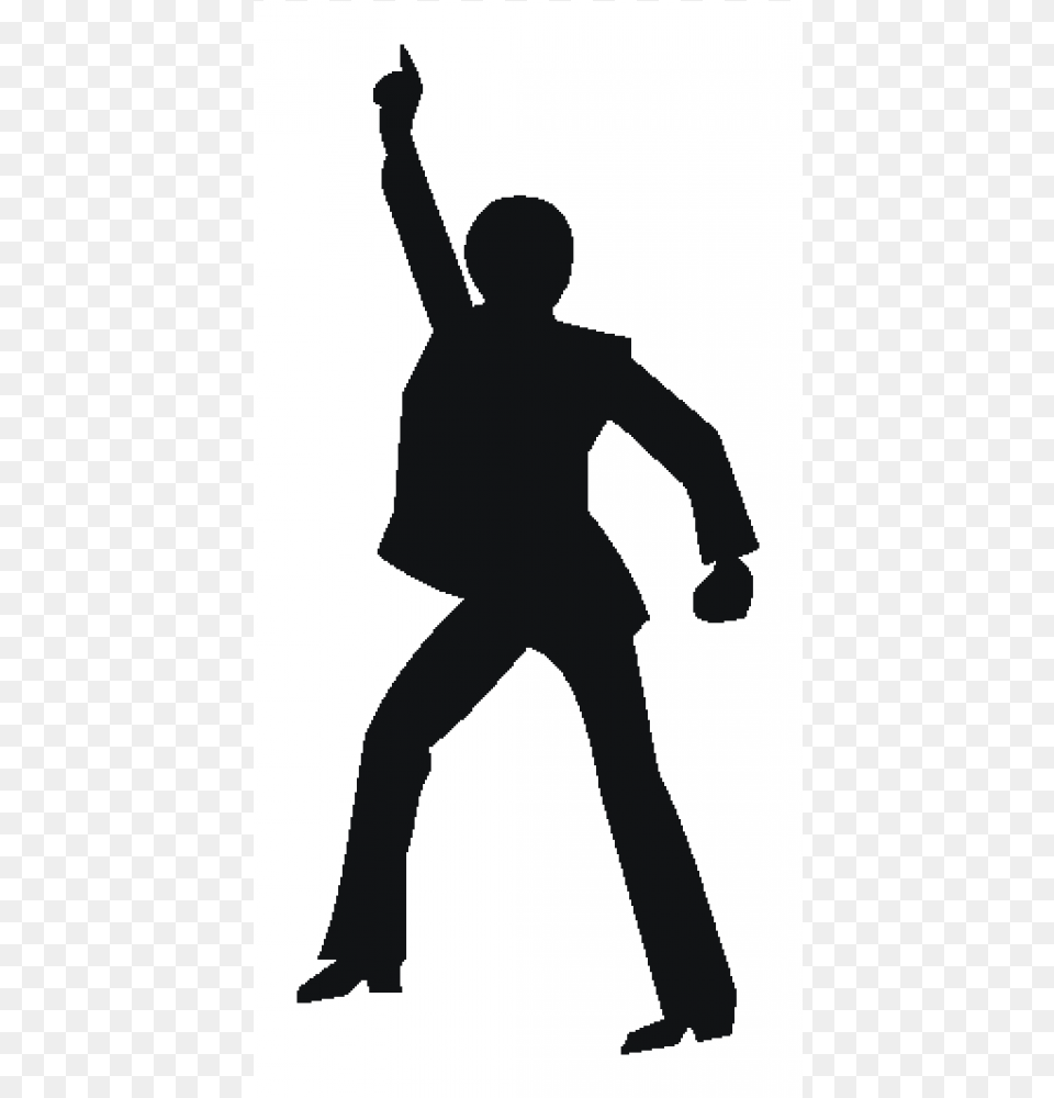 Disco Man Silhouette Saturday Night Fever Silhouette, Adult, Person, Martial Arts, Male Free Png