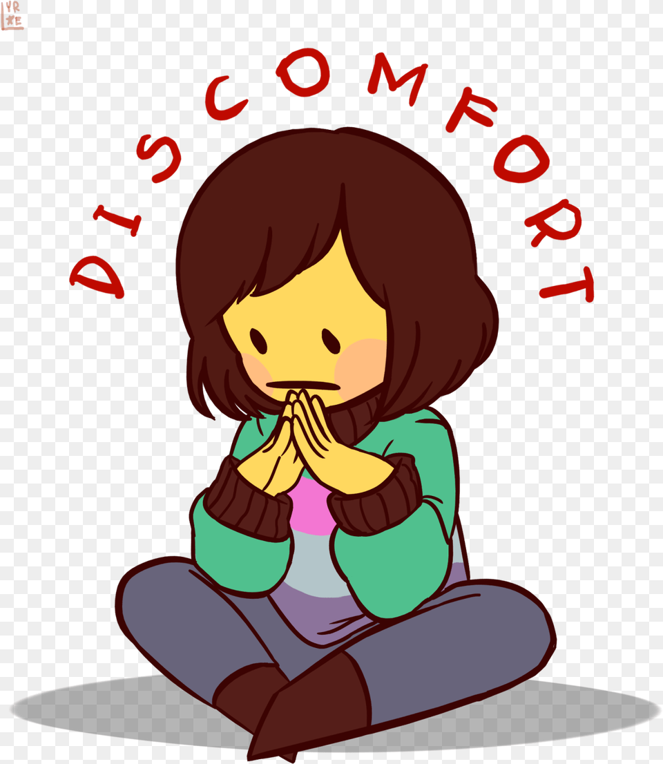 Discomfort Undertale, Baby, Person, Kneeling, Face Free Transparent Png