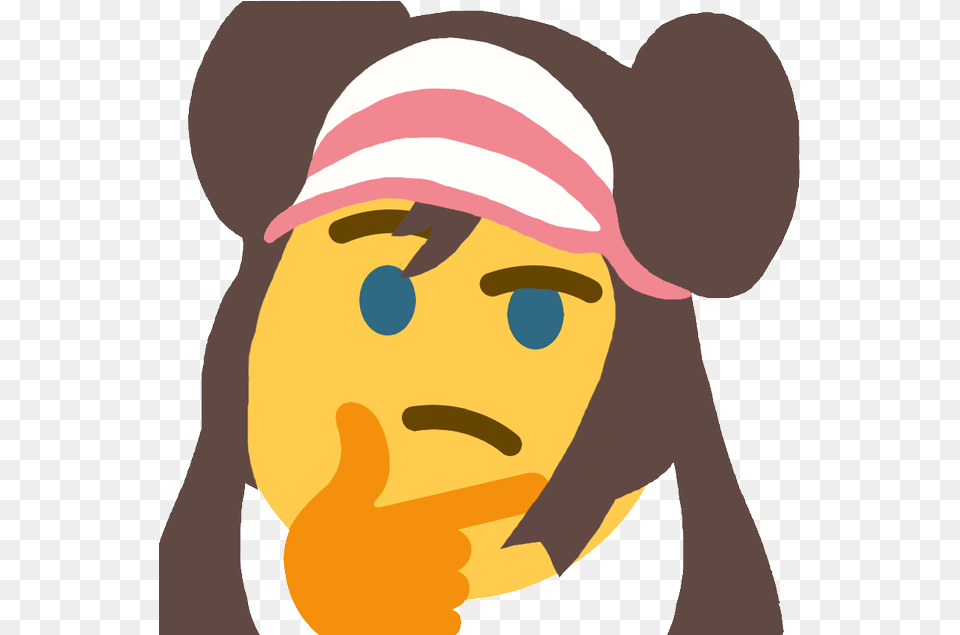 Discord Background Thinking Emoji, Cap, Clothing, Hat, Baby Png Image
