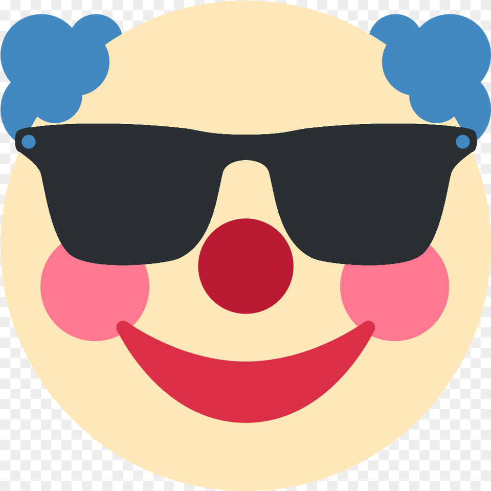 Discord Clown Emoji, Accessories, Sunglasses, Photography, Glasses Free Transparent Png