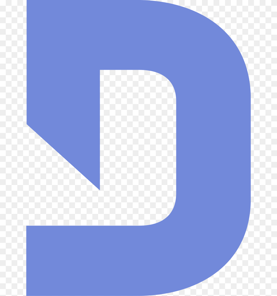 Discord D Logo, Text, Number, Symbol Png Image