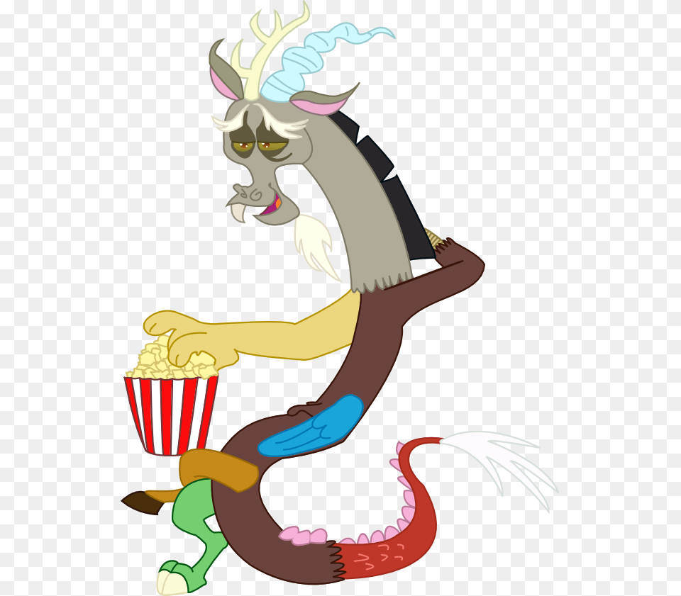 Discord Eating Popcorn Discord Mlp Vector, Cartoon Png