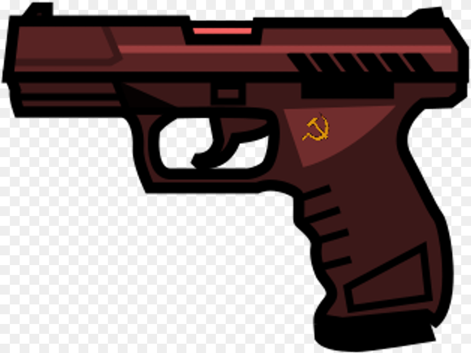 Discord Gun Emoji, Firearm, Handgun, Weapon Free Png Download