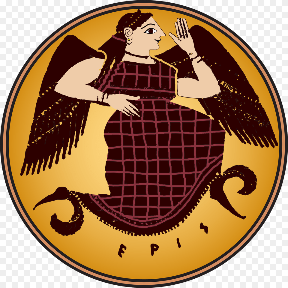 Discord Icon This Icons Design Of Eris In Algos Greek Mythology, Logo, Badge, Symbol, Person Free Png