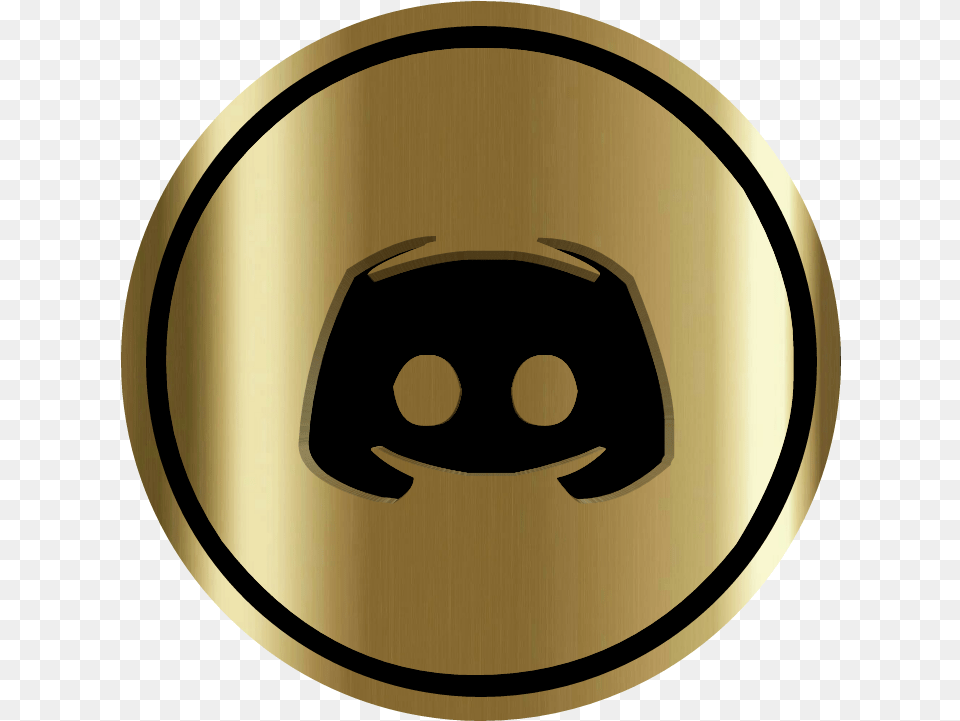 Discord Redessociais Mdiassociais Logo Logotype Gold Twitch Logo, Symbol, Disk Png Image