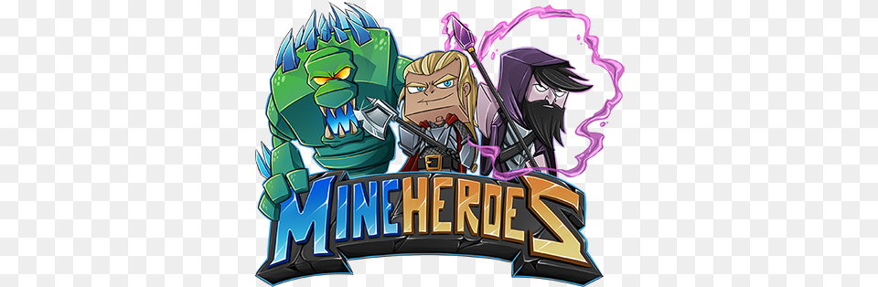 Discord Rules Mineheroes Minecraft Server Minecraft Hand Drawn Logo, Book, Comics, Publication, People Png Image