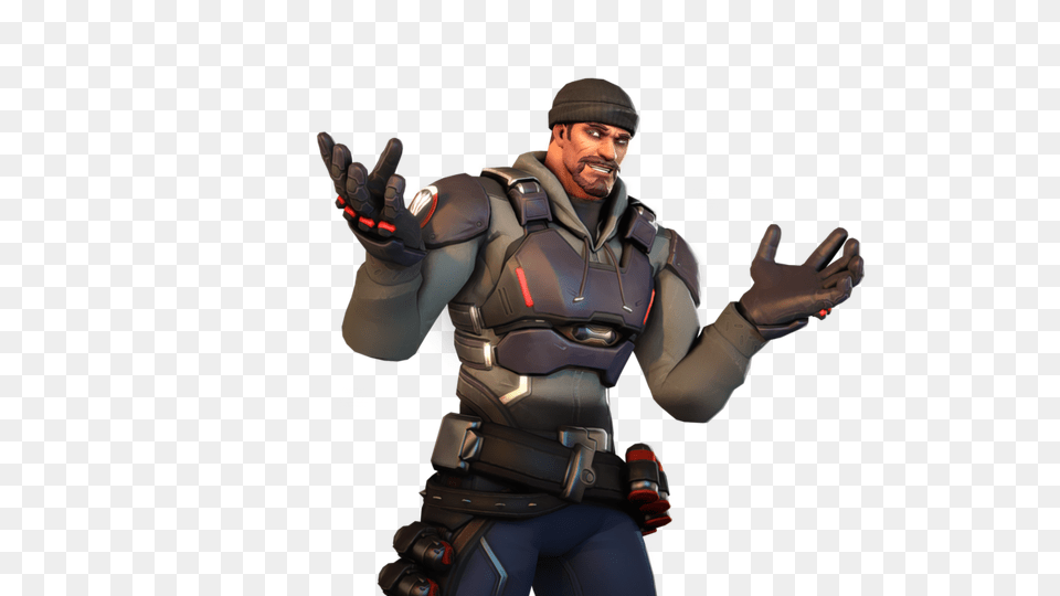 Discord Shrug Emoji Transparent Overwatch Reaper Shrug, Adult, Man, Male, Glove Free Png Download