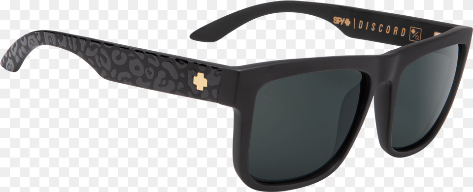Discord Sunglasses Spy Optic Inspired Frames Spy Discord Matte Black Leopard, Accessories, Glasses Free Transparent Png