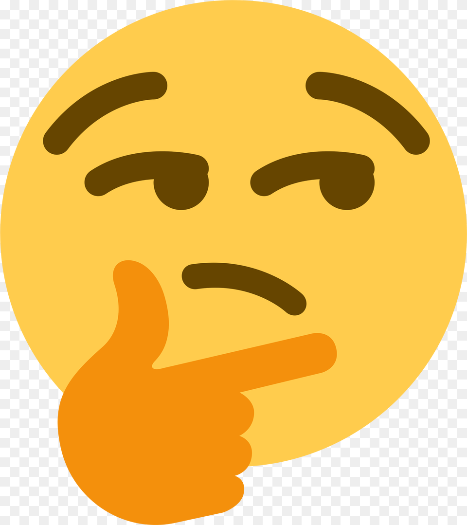 Discord Thinking Emoji Download Thinking Emoji Discord, Body Part, Finger, Hand, Person Png Image