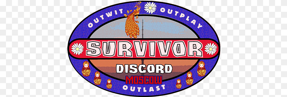 Discordia Survivor Moscow Discord Survivor Wiki Fandom Survivor Logo Template, Circus, Leisure Activities, Emblem, Symbol Free Png Download