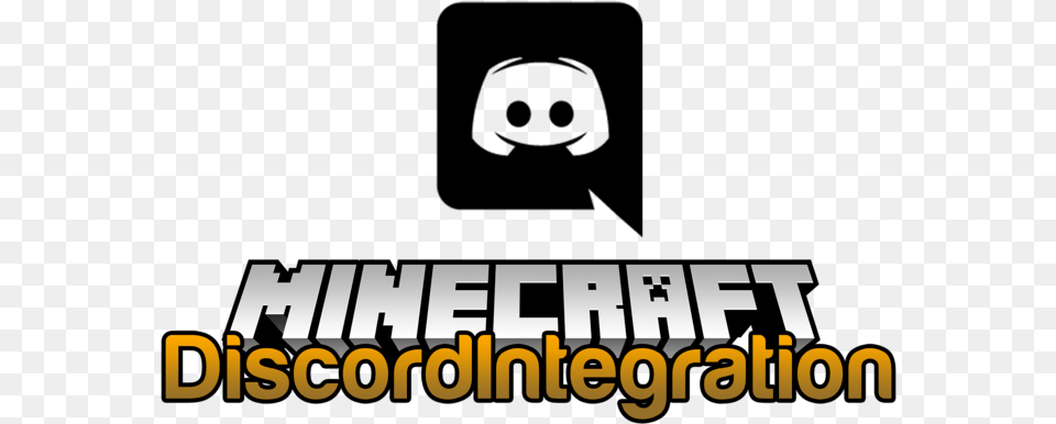 Discordintegration Mod For Minecraft Logo Discord, Text Free Transparent Png