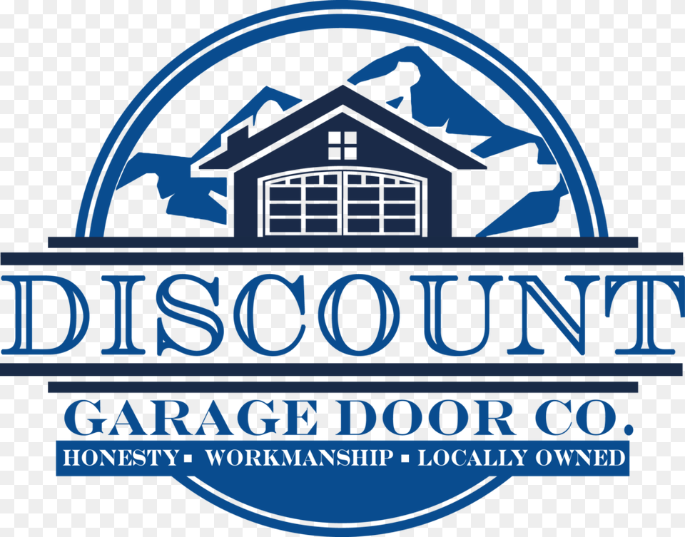 Discount Garage Door Company, Architecture, Building, Factory, Logo Png Image