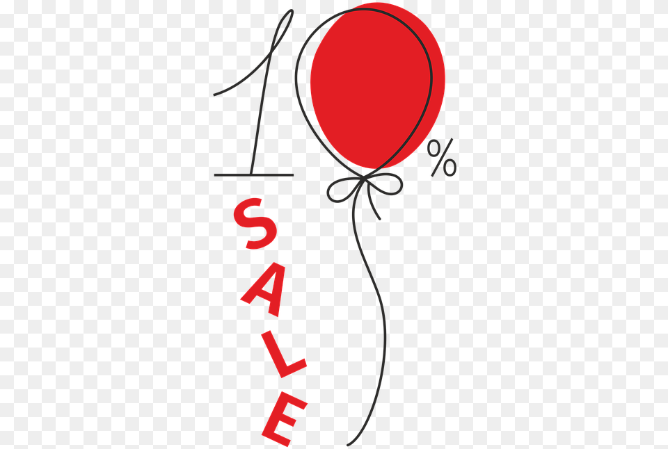 Discount Sale Transparent, Balloon, Text Png