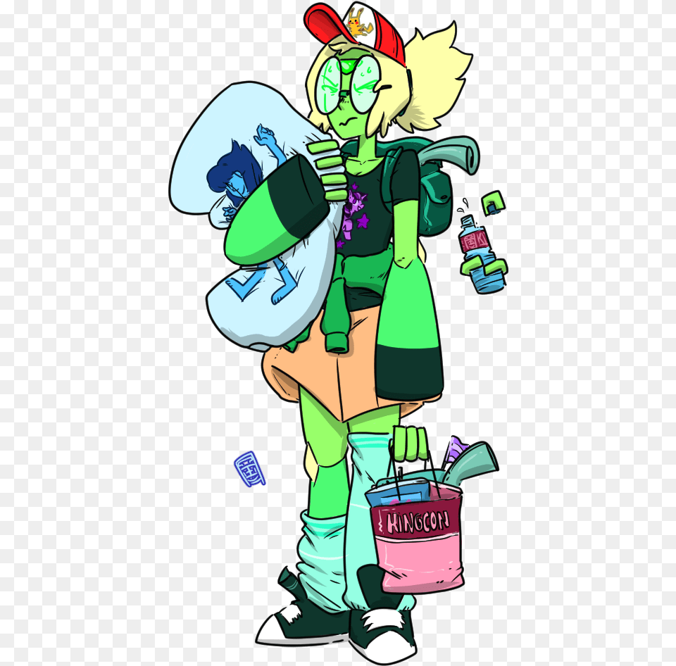 Discount Supervillian Barely Pony Related Body Pillow Peridot Steven Universe Body Pillow, Person, Book, Comics, Publication Free Png