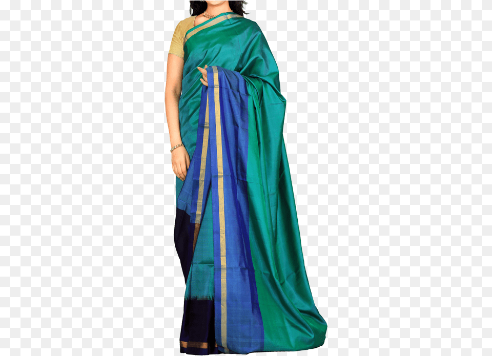 Discount Tadka Blue Silk Velvet, Clothing, Sari, Coat Png Image