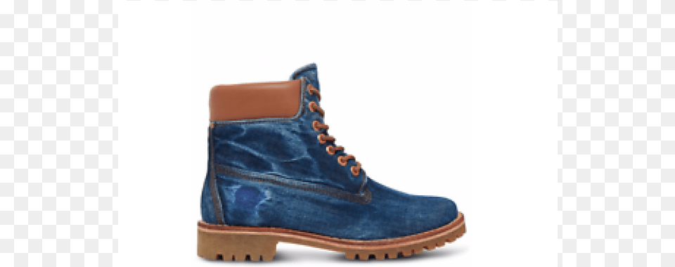 Discount Winter Autumn Men Shoes Timberland Mens Timberland Mens Heritage 6 Inch Boots Faded Denim, Clothing, Footwear, Shoe, Suede Free Png Download