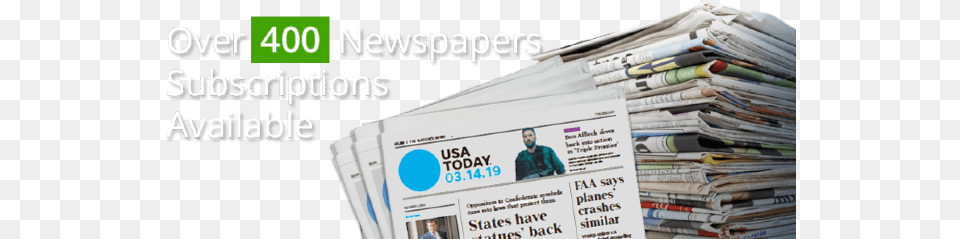 Discounted Newspapers Coupons U0026 Promo Codes October 2020 Pile Of Newspapers, Newspaper, Text, Person Free Transparent Png