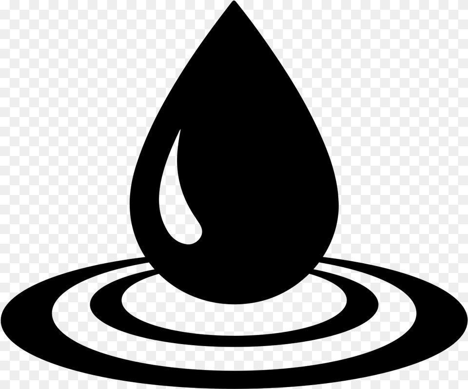 Discover Air Solutions Water Drop Wave Black And White, Gray Free Transparent Png