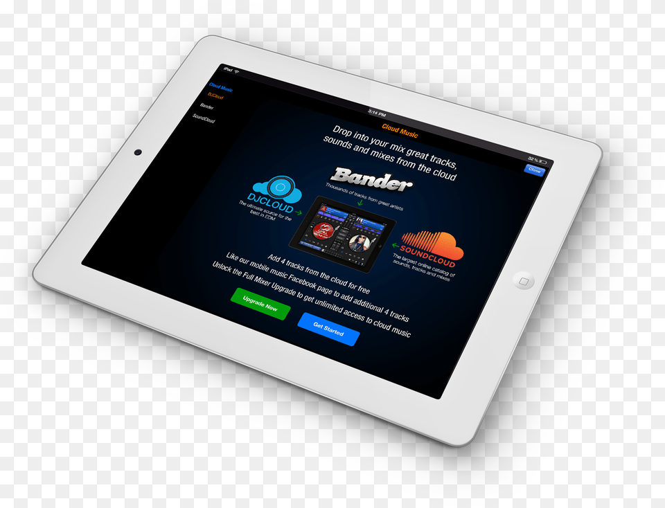 Discover And Preview Hot Tracks In A Variety Of Music Tablet Computer, Electronics, Tablet Computer, Surface Computer, Person Png Image