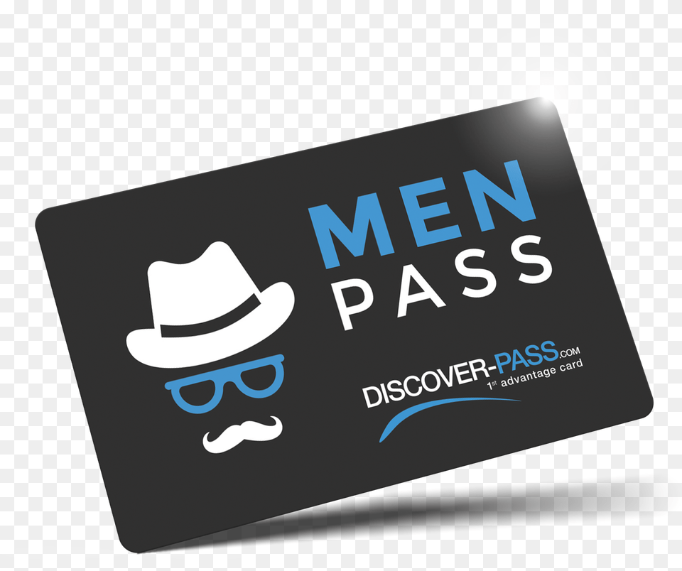 Discover Card Logo Fedora, Text, Business Card, Paper, Clothing Free Transparent Png