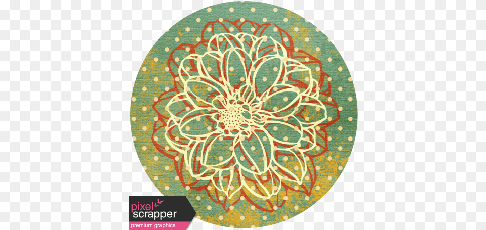 Discover Circle Floral Green Graphic By Marisa Lerin Circle, Home Decor, Pattern, Rug, Chandelier Free Transparent Png