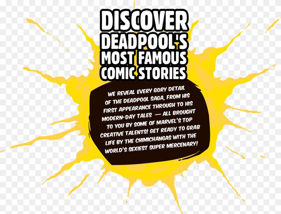 Discover Deadpool S Most Famous Comic Stories Poster, Advertisement, Person, Outdoors Free Transparent Png