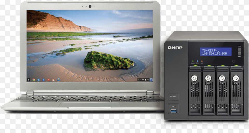 Discover How A Turbo Nas Can Complement Your Chromebook Qnap Ts 470 Turbo Nas Nas Server 0 Gb, Computer, Electronics, Laptop, Pc Free Transparent Png