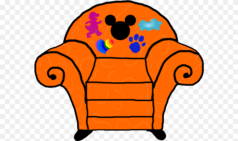 Discover Ideas About Blues Clues Golden Thinking Chair, Furniture, Armchair, Baby, Person Free Png
