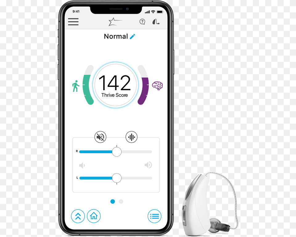 Discover Livio Ai Starkey Thrive Mobile App, Electronics, Mobile Phone, Phone, Headphones Free Transparent Png