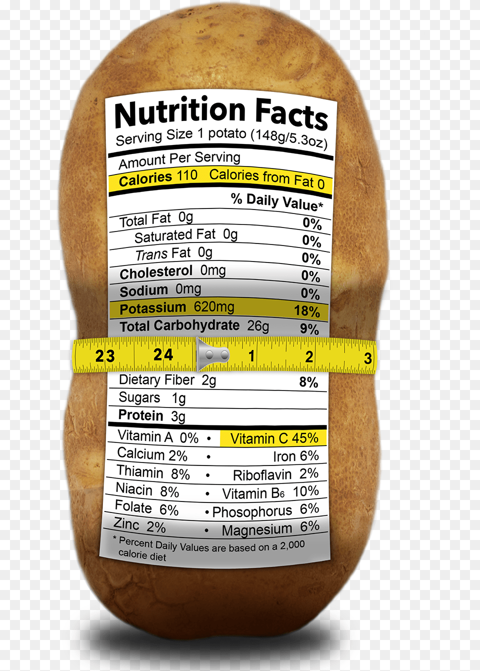 Discover More Facts Nutrition Facts, Food, Plant, Potato, Produce Png