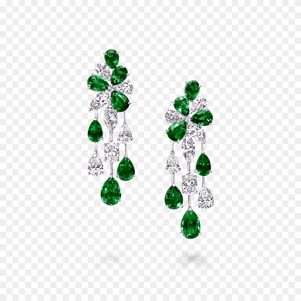 Discover Our Extraordinary Emerald And Diamond Earrings Earrings With Emerald And Diamond, Accessories, Earring, Gemstone, Jewelry Png
