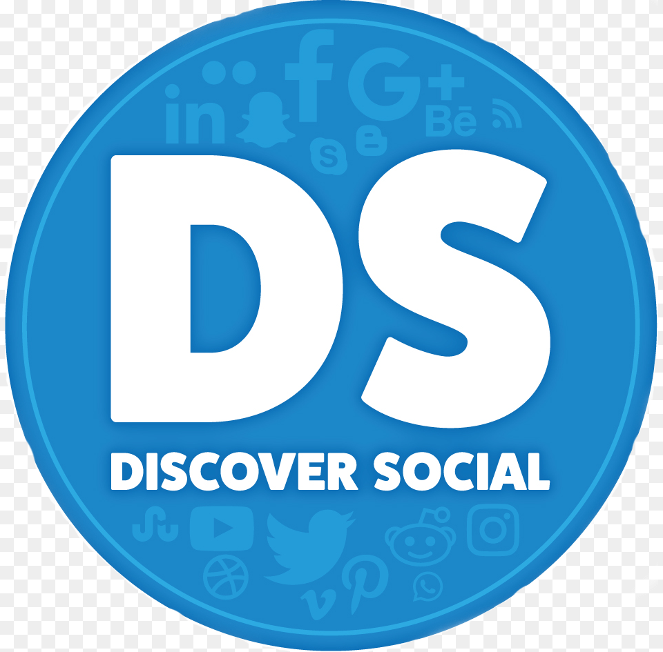 Discover Social Social Media Agency Circle, Logo, Disk, Symbol, Text Png Image