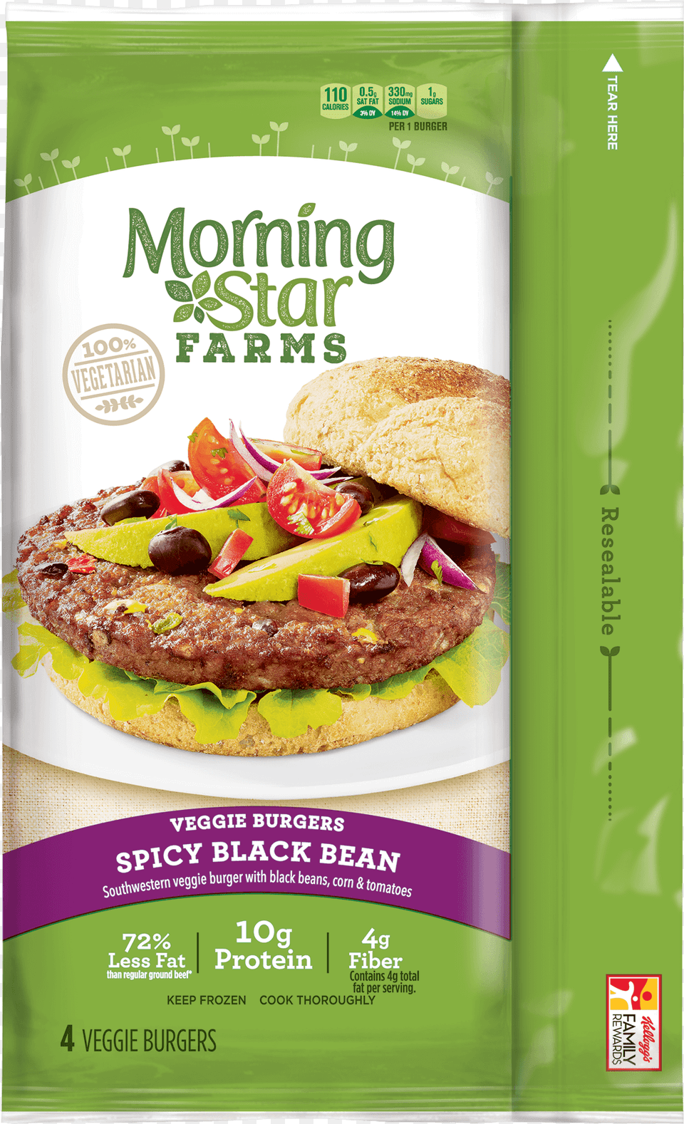 Discover Tasty Wholesome Veggie Meals And Meatless Morning Star Black Bean Burgers, Advertisement, Burger, Food, Poster Png Image