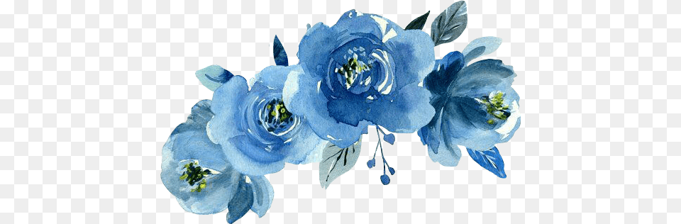 Discover The Coolest Get Well Pretty Blue Floral Card, Anemone, Plant, Flower, Petal Png Image