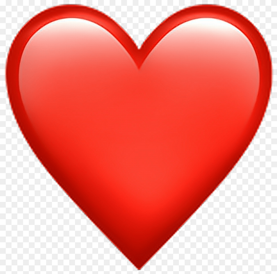 Discover The Coolest Red Heart Emoji Apple, Balloon Png