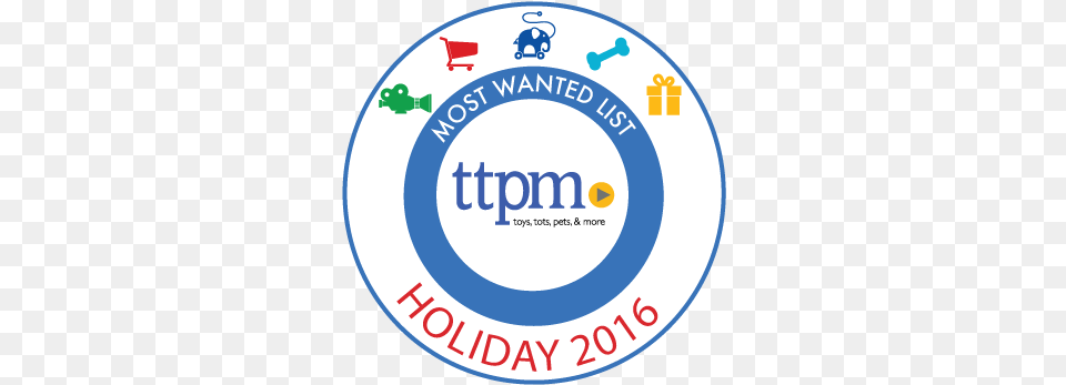 Discover The Most Wanted Holiday Toys For 2016 Ttpm, Logo, Disk, Badge, Symbol Png Image