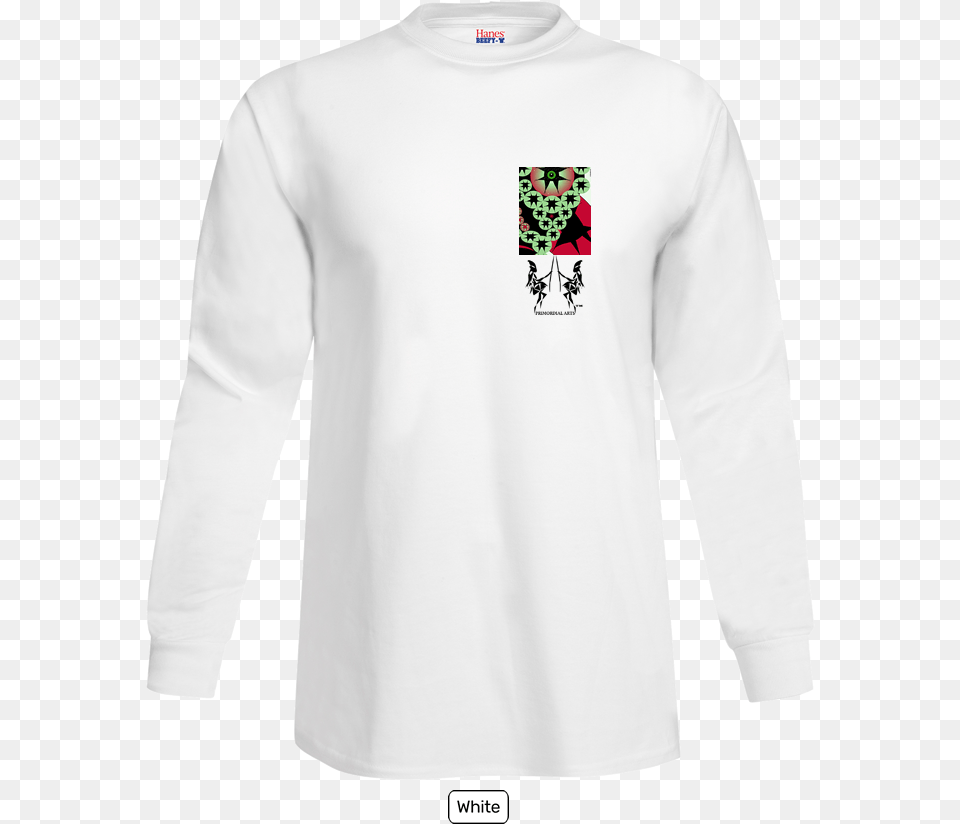 Discovery 3 5186 White Mock Long Sleeved T Shirt, Clothing, Long Sleeve, Sleeve, T-shirt Png Image