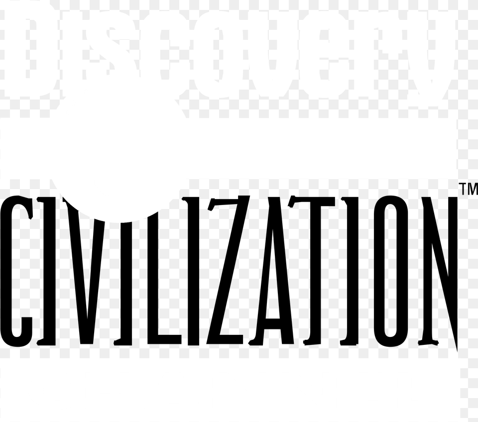 Discovery Civilization Channel Logo Black And White Discovery Science, Text Png Image