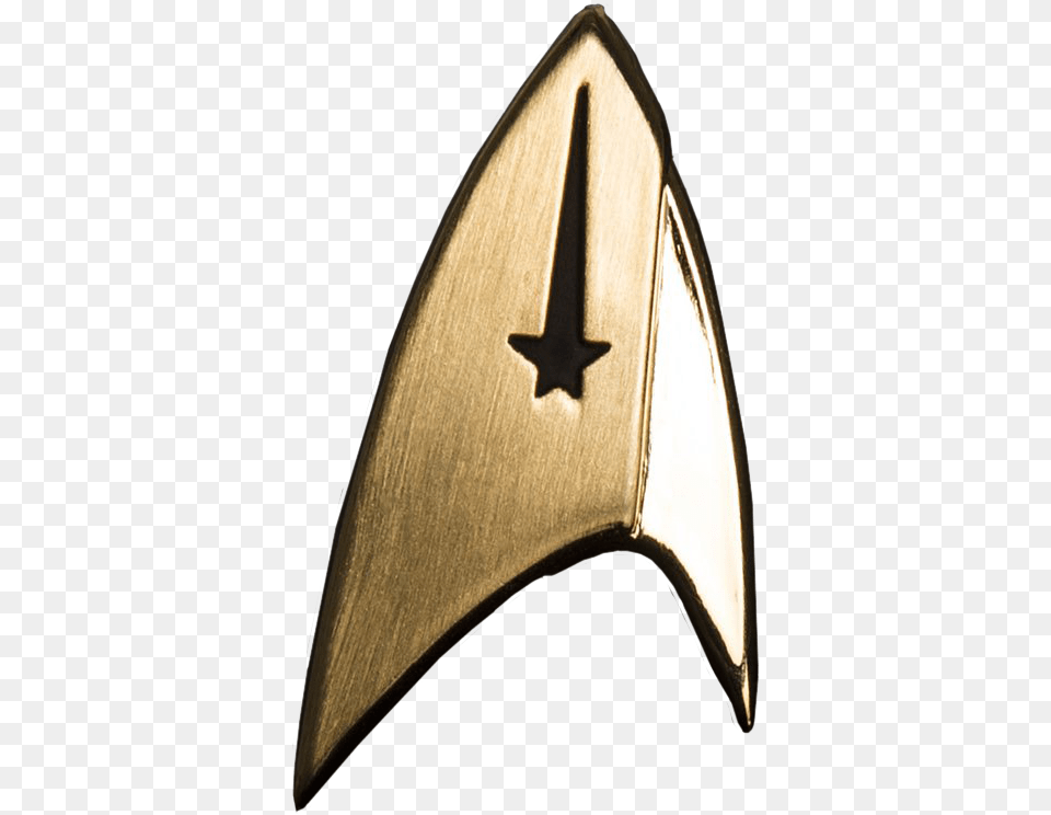 Discovery Command Insignia Lapel Star Trek Discovery Logo, Weapon, Blade, Dagger, Knife Png Image