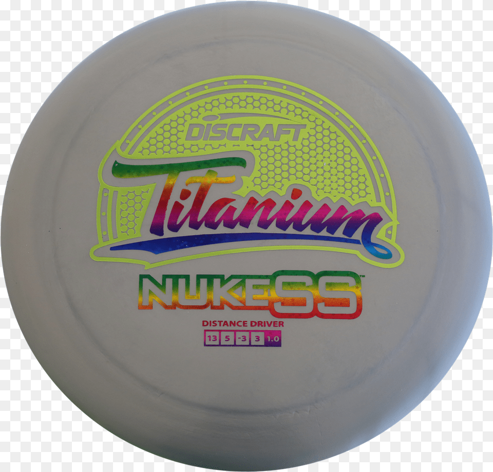 Discraft Disc Golf Titanium Nuke Ss Smk Ubai, Frisbee, Plate, Toy Free Png